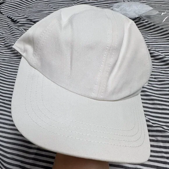 NWT Toteme Logo-Plaque Cotton Baseball Cap Off-white - Picture 11 of 11